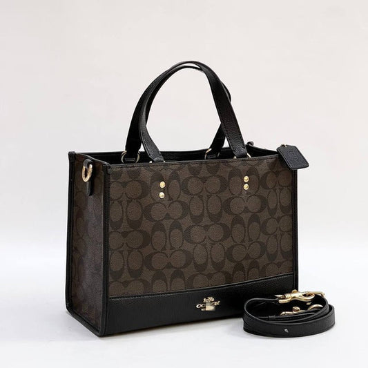 Coach Dempsey Carryall in Signature Canvas