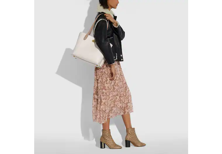 Coach Willow Tote In Colorblock