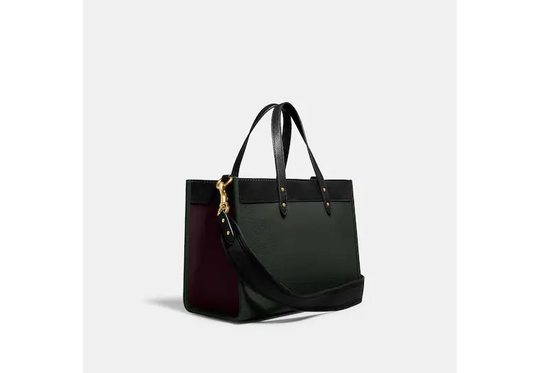 Coach Field Tote 30 In Colorblock With Coach Badge