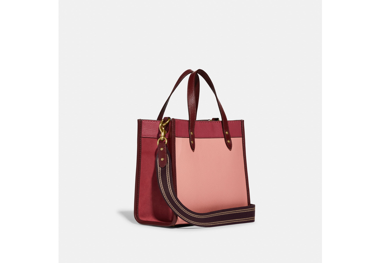 Field Tote 22 In Colorblock With Coach Badge