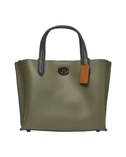 Coach Willow Tote 24 In Colorblock