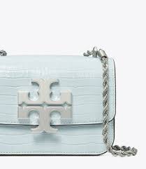 SMALL ELEANOR EMBOSSED BAG (Misty Blue)