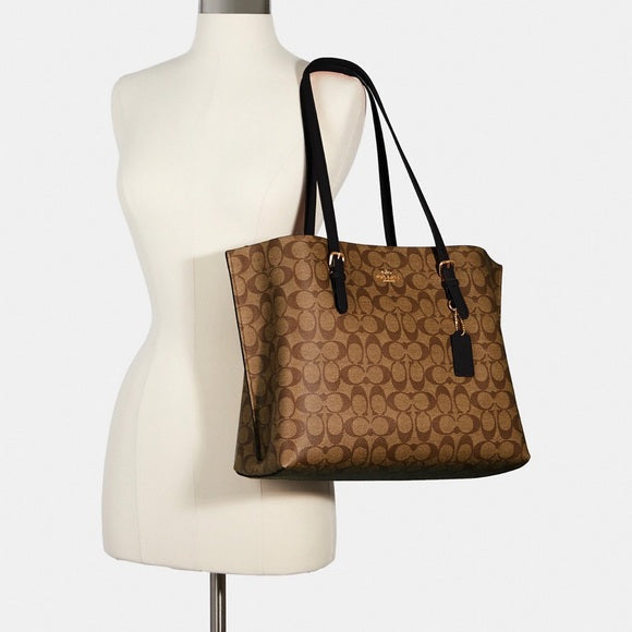 Coach Mollie Tote in Signature Canvas